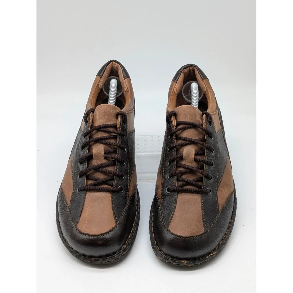 b.o.c. by Born Men's Brown Leather Lace Up Comfort Shoes Size 11 EU 43 Casual